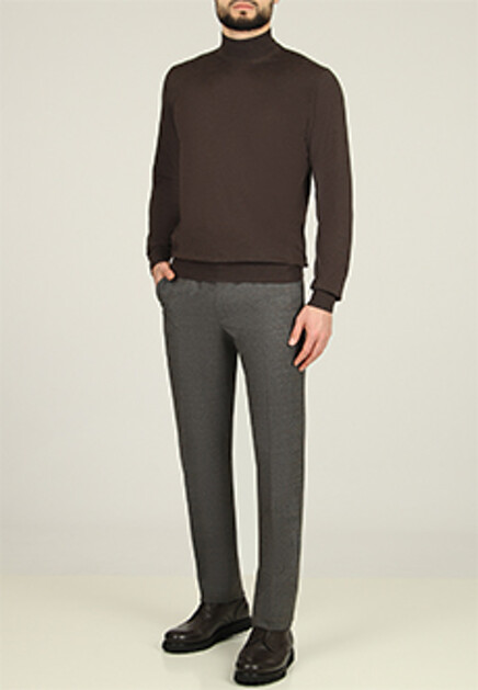 Брюки из мягкой шерсти CORNELIANI