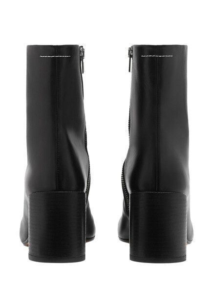Ботильоны MM6 Maison Margiela  - Кожа - цвет черный