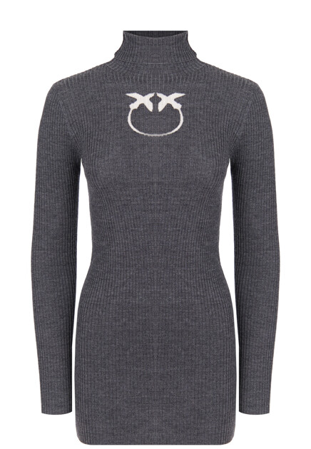 Водолазка из шерсти с логотипом  PINKO
