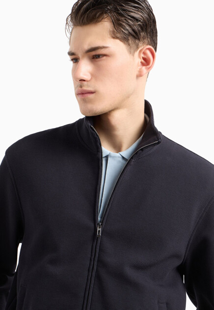 Олимпийка из смесового хлопка EMPORIO ARMANI