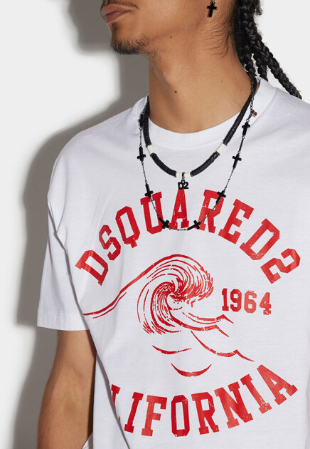 Футболка DSQUARED2  - Хлопок - цвет белый