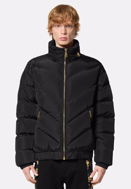 Пуховик VERSACE JEANS COUTURE  - Полиэстер - цвет черный