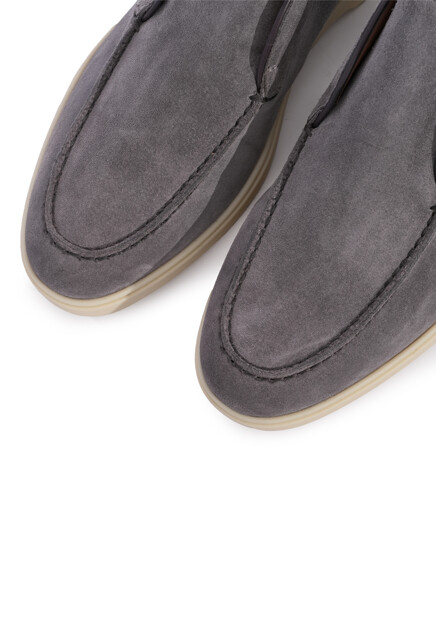 Полуботинки SANTONI  - Замша - цвет серый