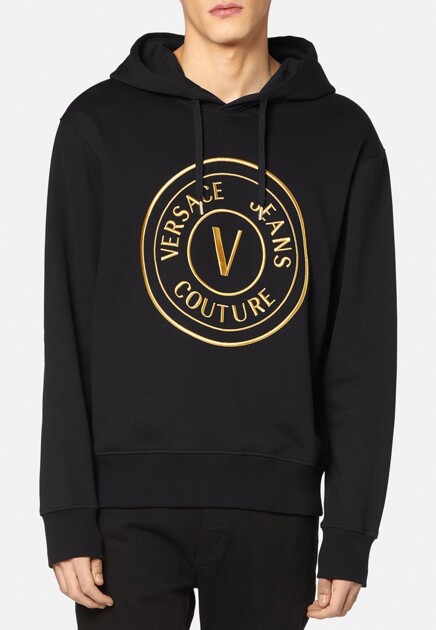 Худи с крупным логотипом  VERSACE JEANS COUTURE