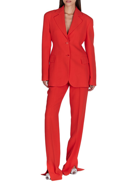 Костюм ERMANNO SCERVINO  - Вискоза, Ацетат - цвет красный