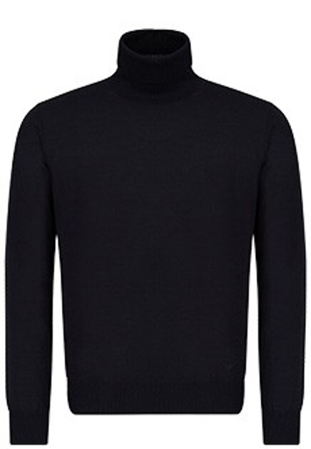 Синяя водолазка EMPORIO ARMANI