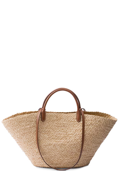 Сумка-тоут Large Raffia PRADA - ИТАЛИЯ