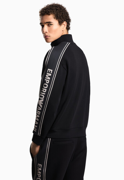 Толстовка EMPORIO ARMANI  - Хлопок - цвет черный