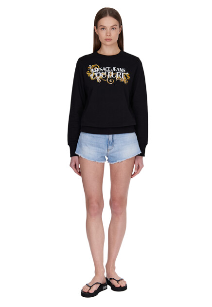 Свитшот с логотипом VERSACE JEANS COUTURE - ИТАЛИЯ