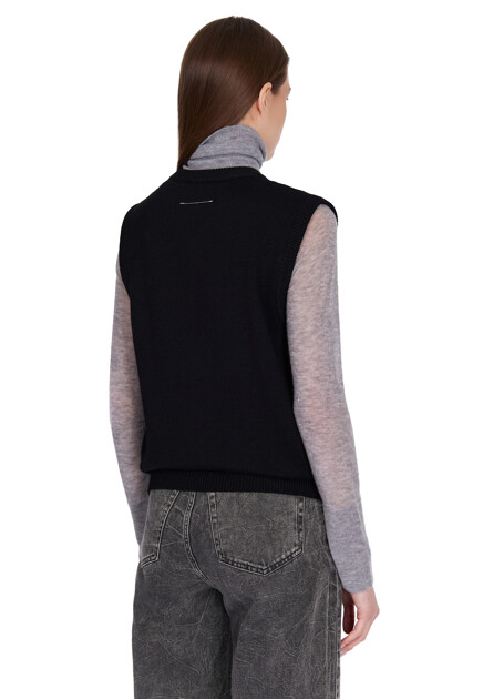 Жилет MM6 Maison Margiela  - Шерсть, Акрил