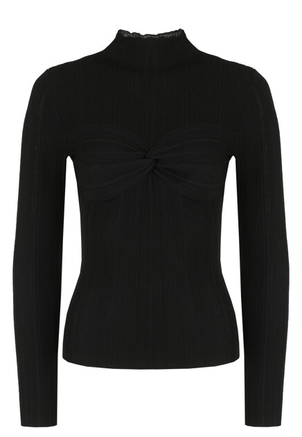 Фактурная водолазка из смесовой вискозы TWINSET Milano