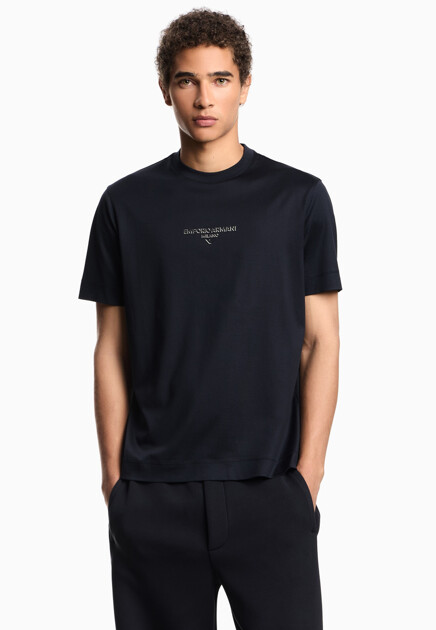 Футболка EMPORIO ARMANI  - Хлопок, Лиоцелл