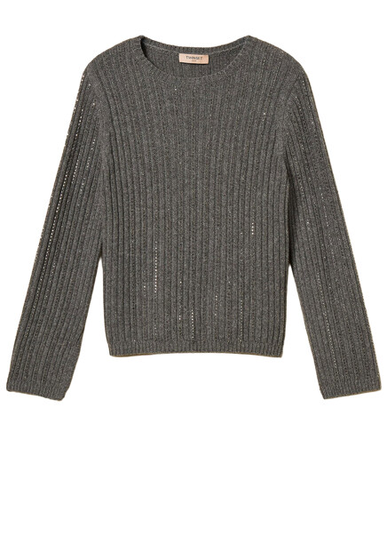 Джемпер из вискозы и хлопка TWINSET Milano