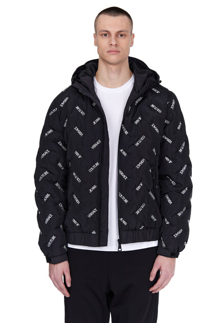 Пуховик VERSACE JEANS COUTURE  - Полиэстер - цвет черный