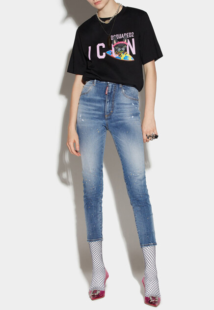 Джинсы скинни DSQUARED2 - ИТАЛИЯ