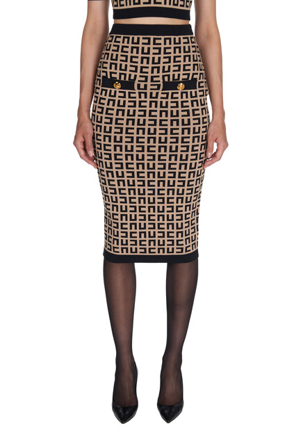 Костюм ELISABETTA FRANCHI  - Вискоза, Полиамид - цвет коричневый