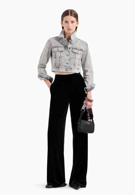 Куртка EMPORIO ARMANI  - Хлопок - цвет серый