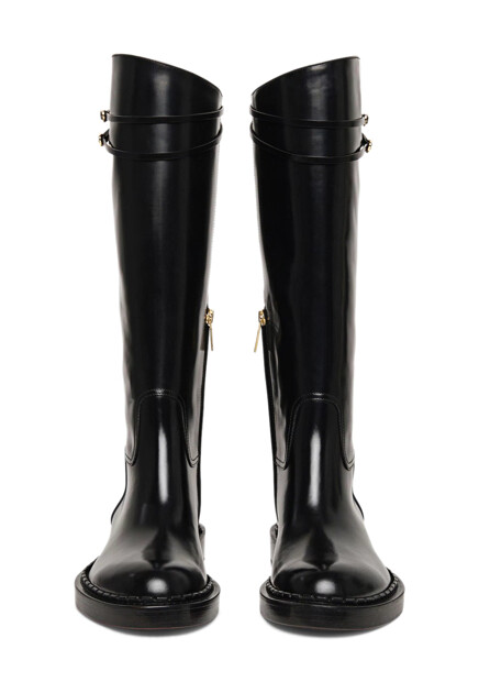 Ботфорты SANTONI  - Кожа - цвет черный