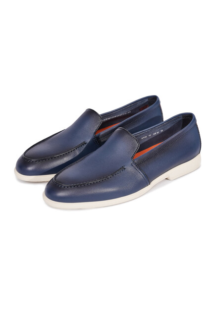 Лоферы SANTONI  - Кожа