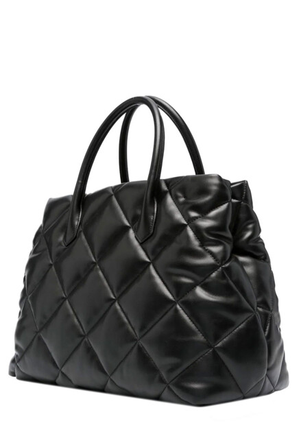Стеганая сумка с логотипом  EMPORIO ARMANI - ИТАЛИЯ