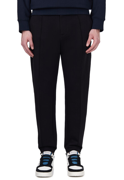 Брюки EMPORIO ARMANI  - Хлопок - цвет черный