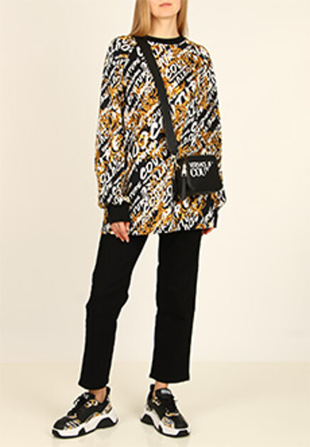 Удлинённый свитшот с принтом  VERSACE JEANS COUTURE