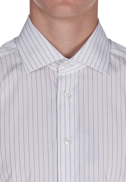 Рубашка в тонкую полоску CORNELIANI