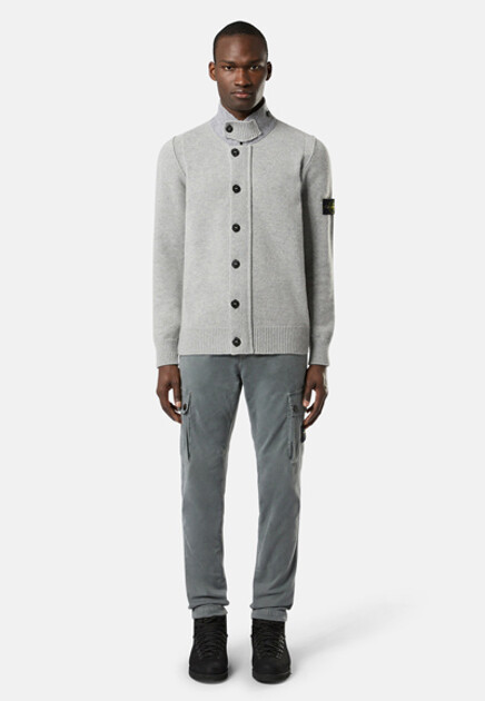 Кардиган с нашивкой STONE ISLAND