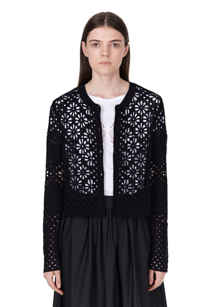 Кардиган TWINSET Milano  - Хлопок - цвет черный