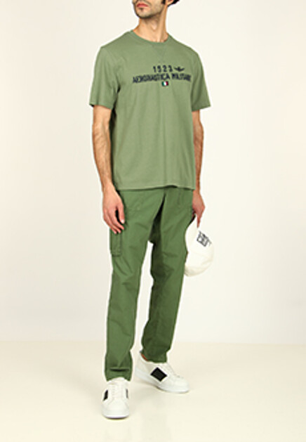 Футболка с логотипом AERONAUTICA MILITARE