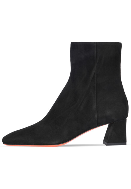 Замшевые ботильоны SANTONI