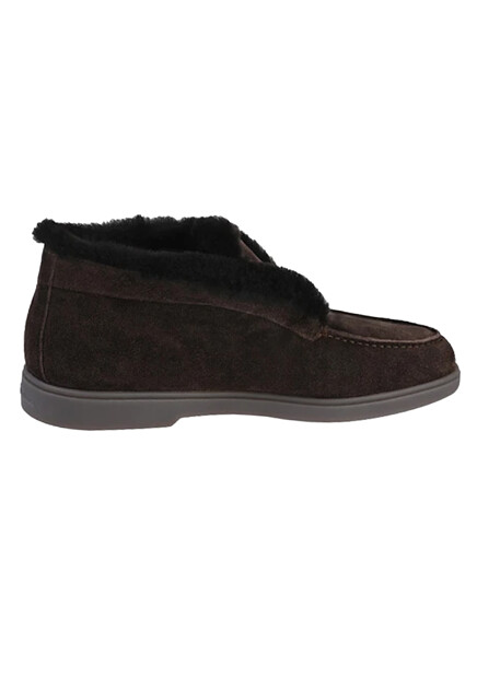 Замшевые полуботинки SANTONI