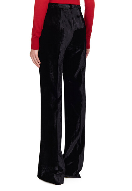 Брюки ERMANNO SCERVINO  - Вискоза - цвет черный