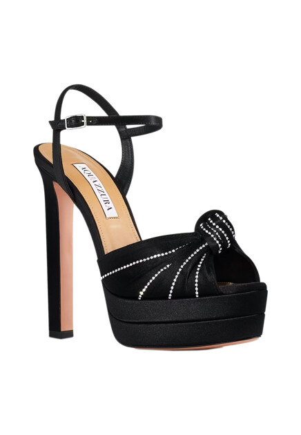 Босоножки Atelier Crystal Plateau 130 AQUAZZURA