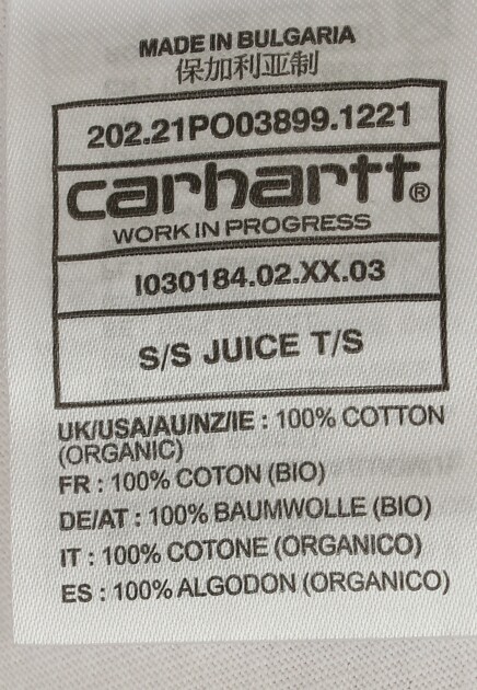 Футболка CARHARTT WIP  - Хлопок - цвет белый