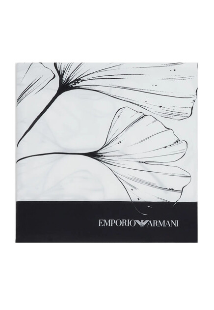 Шарф с принтом EMPORIO ARMANI