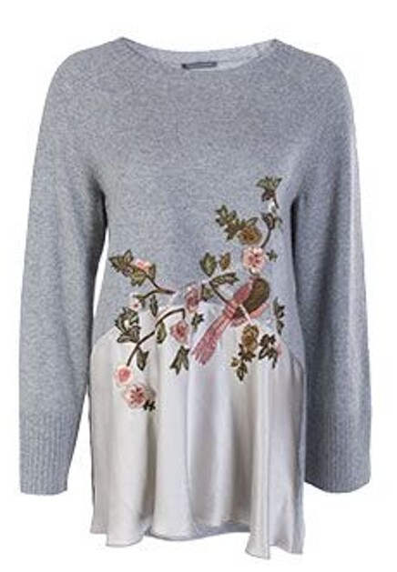 Серый джемпер ALBERTA FERRETTI