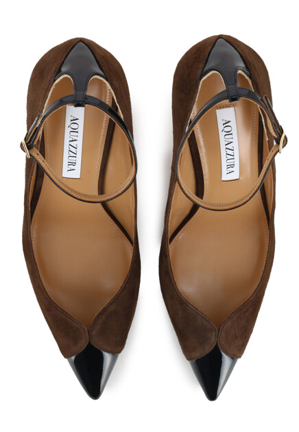 Туфли AQUAZZURA  - Кожа - цвет коричневый