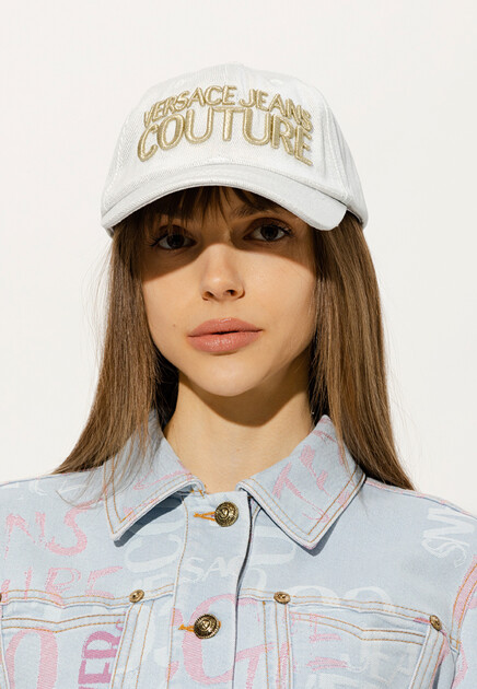 Бейсболка VERSACE JEANS COUTURE  - Хлопок - цвет белый