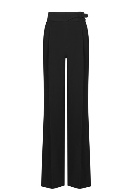 Брюки с асимметричным поясом ERMANNO SCERVINO