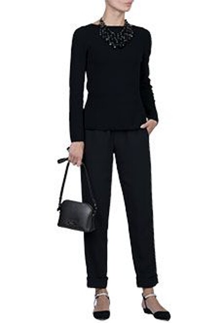 Черный джемпер EMPORIO ARMANI