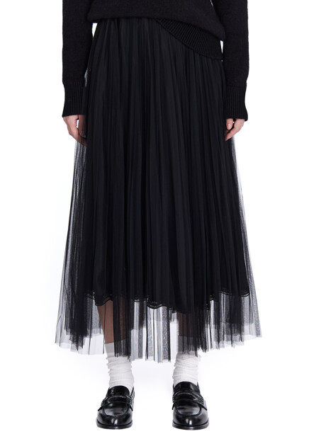Юбка ERMANNO SCERVINO  - Полиамид - цвет черный