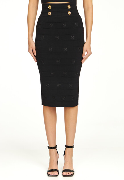 Костюм с вышитым логотипом  PINKO