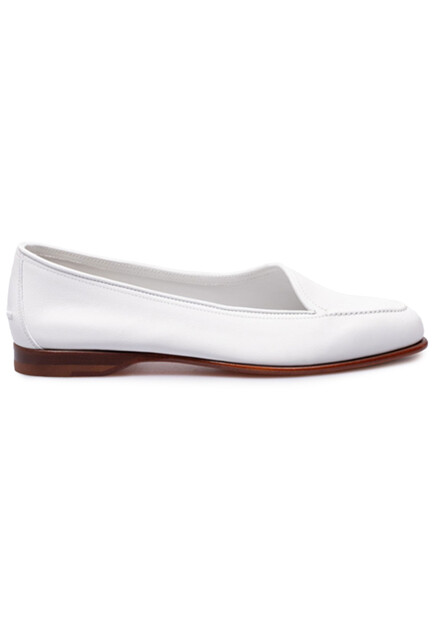 Балетки из гладкой кожи  SANTONI