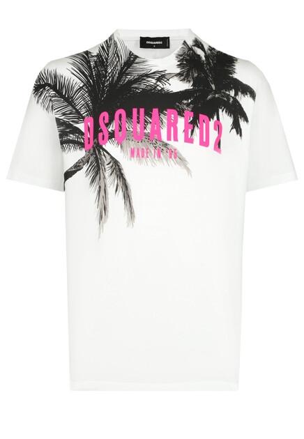 Футболка с контрастным логотипом DSQUARED2