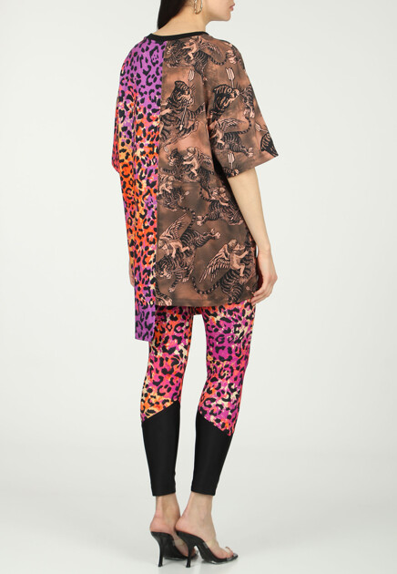Футболка JUST CAVALLI  - Хлопок - цвет розовый