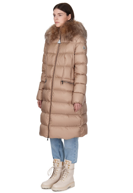 Пуховик MONCLER  - Полиамид - цвет бежевый