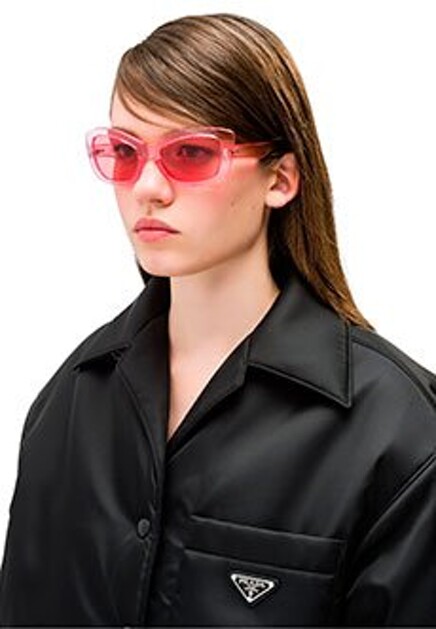 Розовые очки PRADA sunglasses