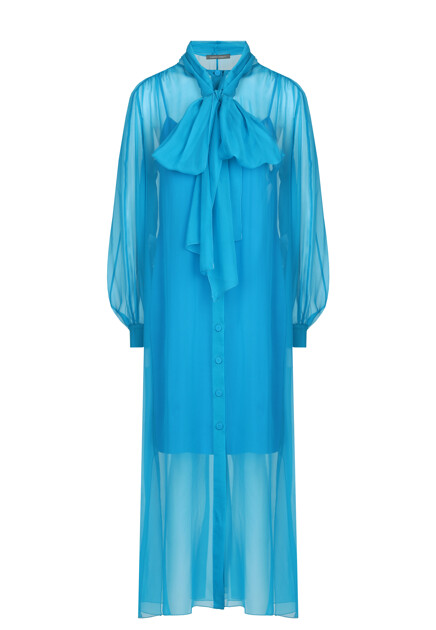 Струящееся платье из воздушного шёлка ALBERTA FERRETTI