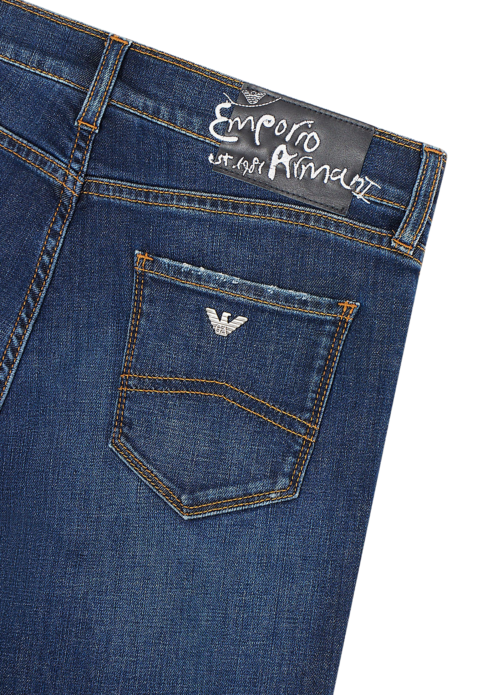 Джинсы скинни EMPORIO ARMANI